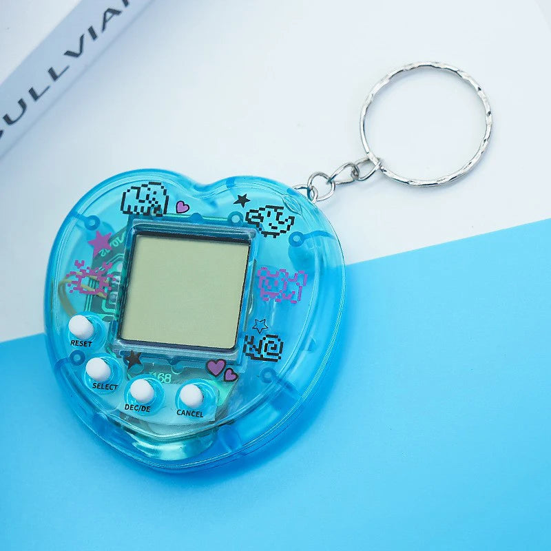 1PC Transparent Electronic Pets Tamagotchi Nostalgic 168 Pets In One Virtual Cyber Digital Nostalgic Funny Toys Pixel Funny Play