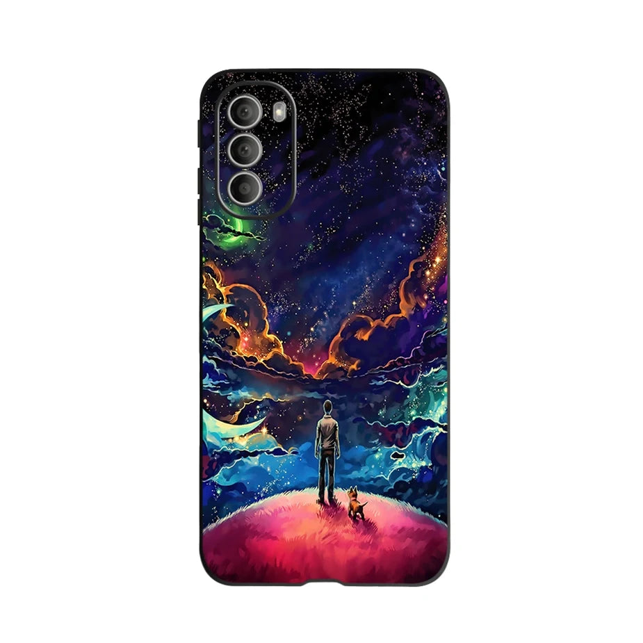 For Motorola Moto G51 5G Case Cute Painted Cover Soft Silicone TPU Phone Case For Motorola G51 MotoG51 G 51 5G Fundas 6.8'' Capa