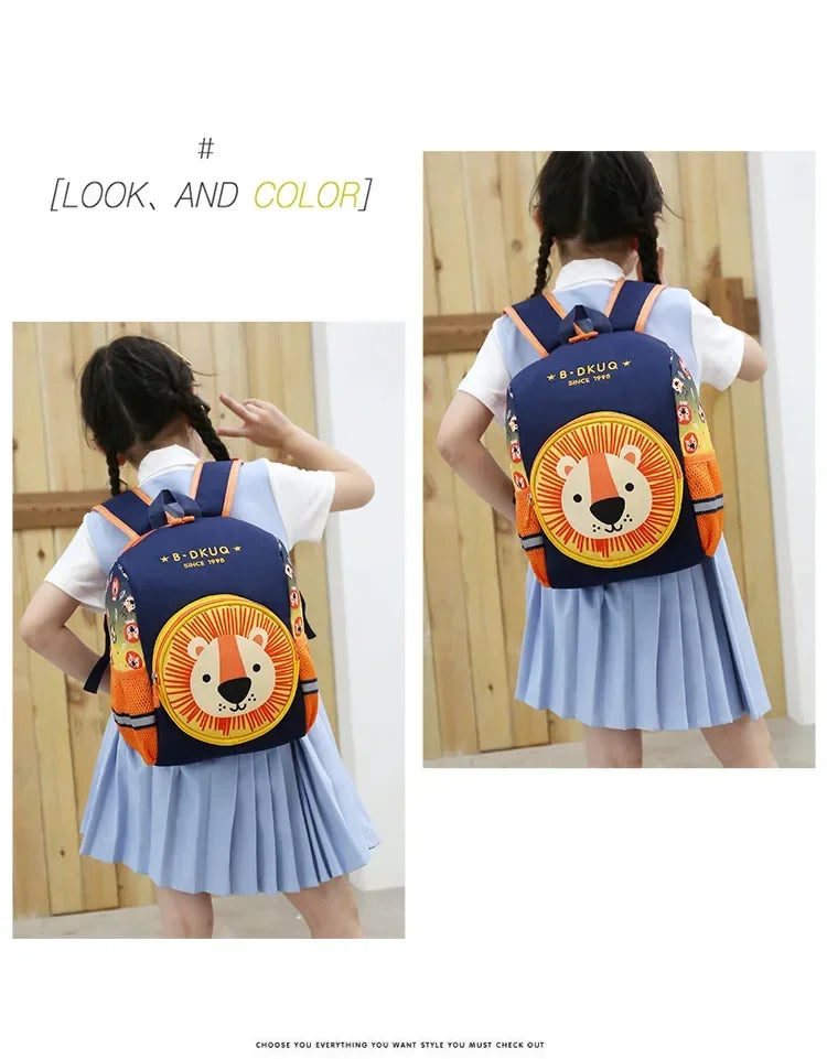 Kindergarten schoolbag boy cartoon cute dinosaur student baby 2-5 years old girl backpack Spiderman backpack