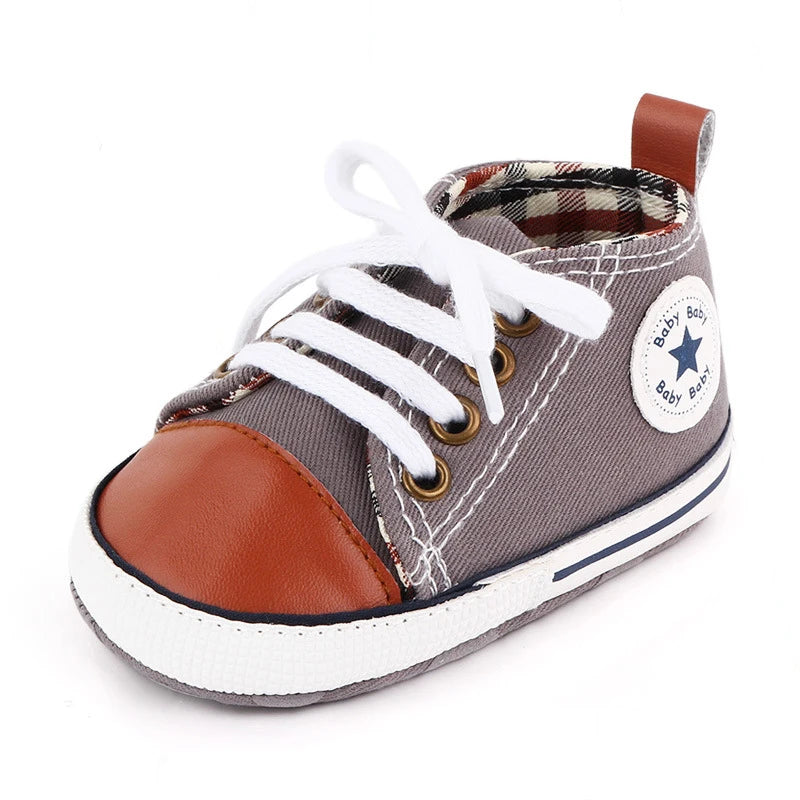 Trendy Comfortable Sneakers For Baby Girls and boys, Lightweight NonSlip Shoes For Indoor Outdoor Walking, All Seasons