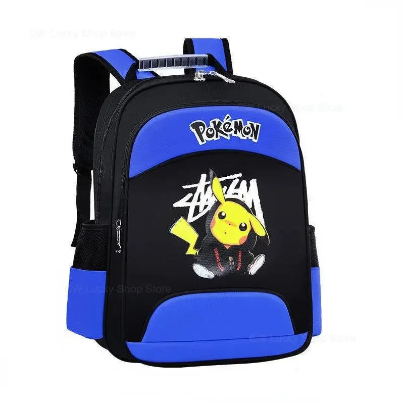 Primary school students boys backpacks are lightening trendy cartoon lightweight back protection children backpack