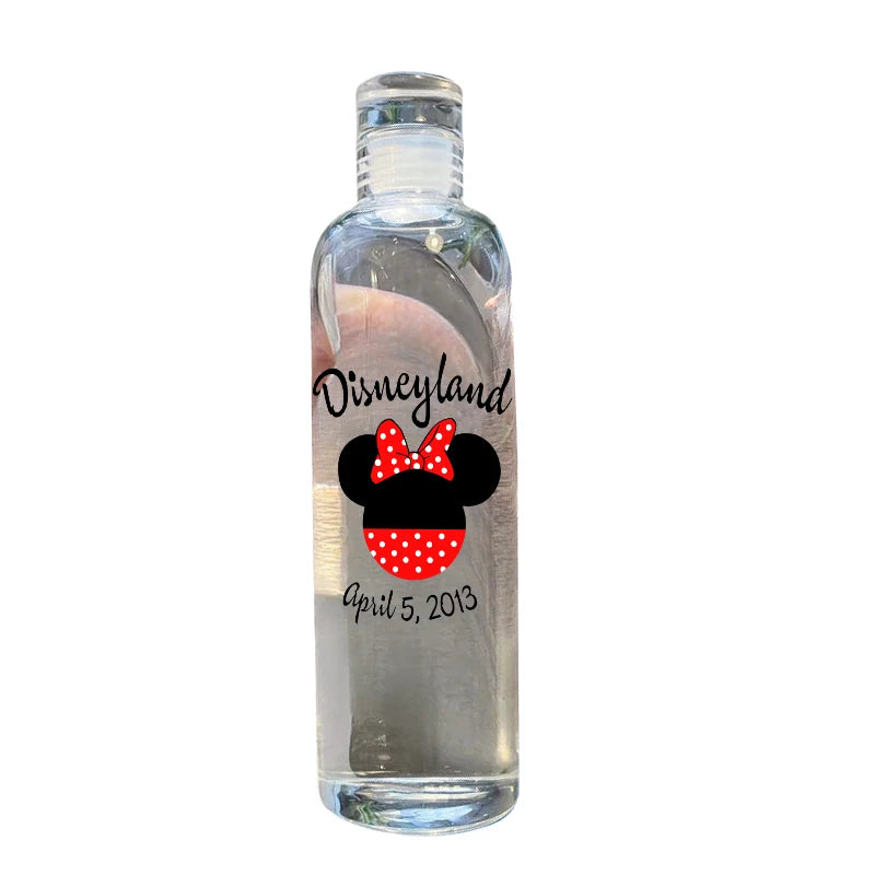 Disney Mickey Mouse Good-looking Women's Ins Cup Transparent Plastic Portable Large Capacity Time Scale Portable Drinking Water