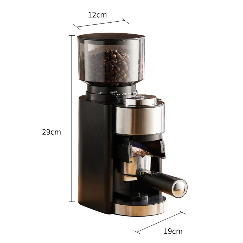 Electric Coffee Grinder Automatic Conical Burr Mill Coffee Bean Grinder for 2-12 Cups French Press Drip Coffee and Espresso