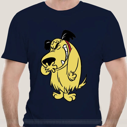 Muttley T shirt muttley mutley cartoon laughing laugh dog humor hihi heehee haha fashion t-shirt men cotton brand teeshirt