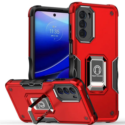 For Motorola Moto G22 G32 G42 G52 Case Shockproof Armor Ring Stand Bumper Phone Back Cover For Moto E20 E30 E40 E32 Cases