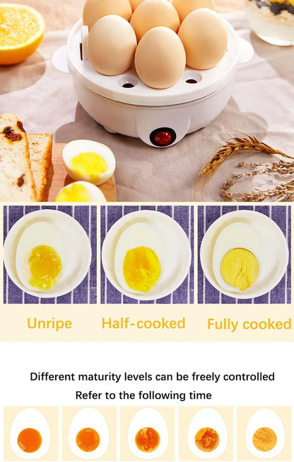 Electric egg cooker kitchen breakfast machine new multi-functional 220V double layer egg cooker mini steamer egg cooker