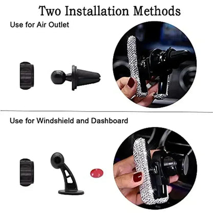 VIKEFON Universal Phone Holder Car Mount Phone Support Air Outlet Mount Clip Stable Mobil Phone Bracket Car Interior Accessories