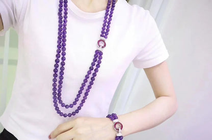 Best Selling Product Silver 925 Original Natural Pearl Agate Beaded Necklace for Women