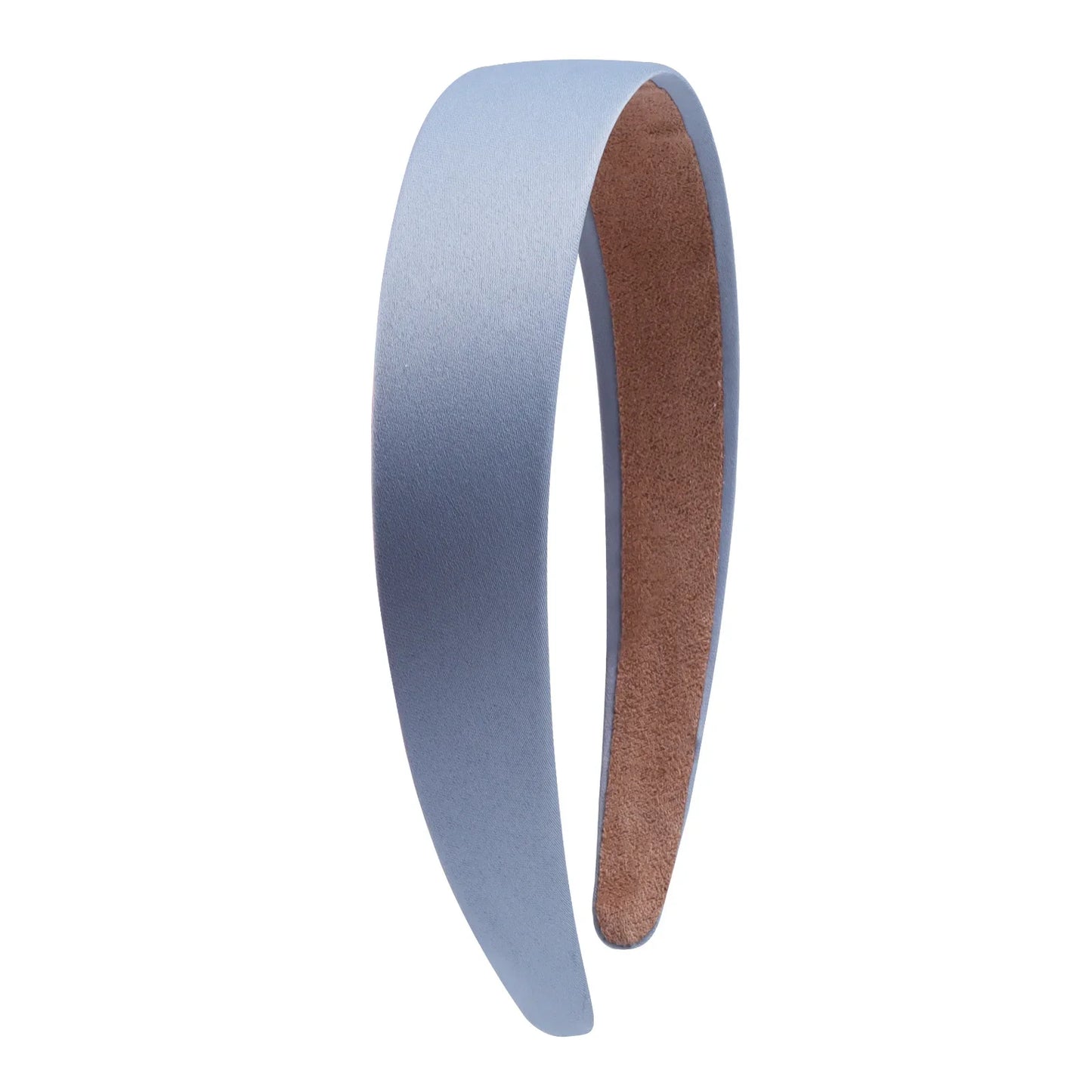 1/2 stücke Plain 3CM Breite Satin Stirnband Mädchen Stoff Überzogene Harz Haarbänder Kunststoff Haar Hoop Kinder Elastische Bänder Haar Zubehör