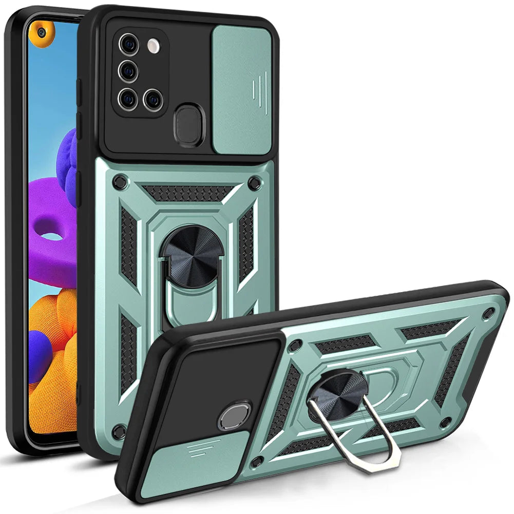 Shockproof Armor Case For Samsung Galaxy A21s A10s A20s A50s A02 A12 A20 A30 A50 A31 A22 A82 Cover Camera Lens Protection Fundas