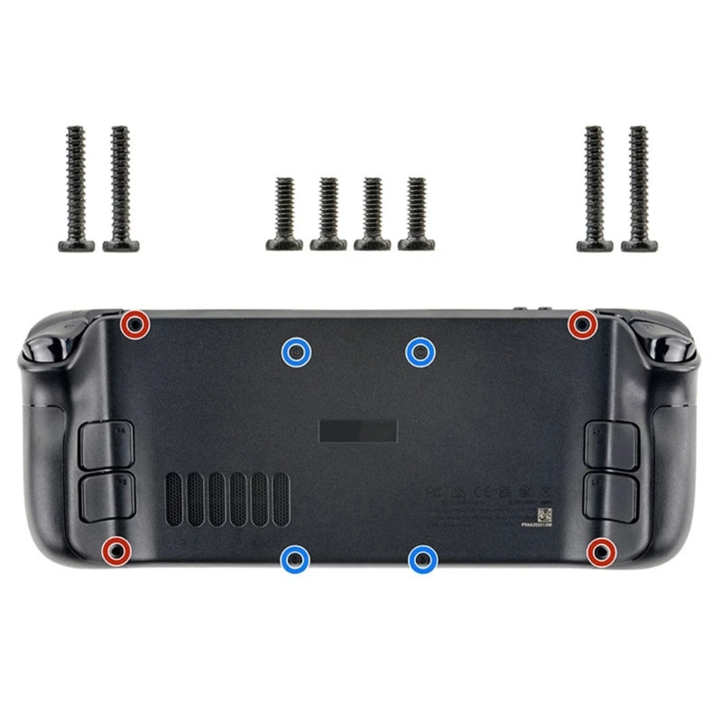 Back  Screws Set Kit Replacement Fix Screws for Steam Deck Gamepad Accessories Game Console Rear Cover  Screws