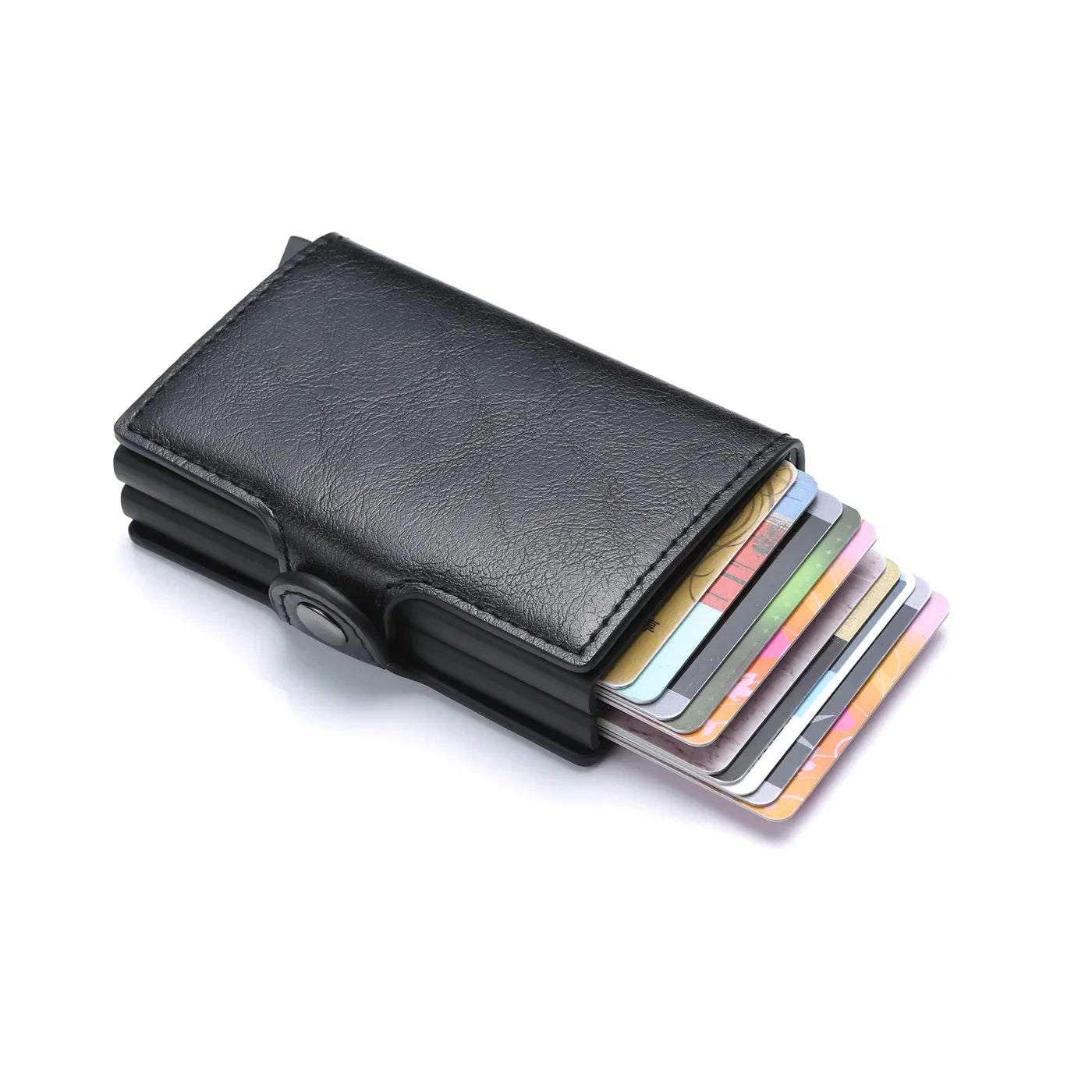 Rfid Men Card Wallets Carbon Fiber Slim Mini Wallet 14 Card Holders Small Money Bag Male Purses