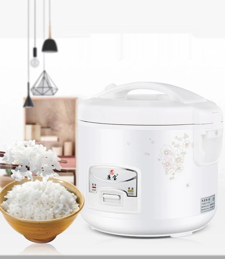 2L Mini Rice Cooker 2 Layers Steamer Multifunction Cooking Pot Electric Insulation Heating Cooker Food Container Lunch Box