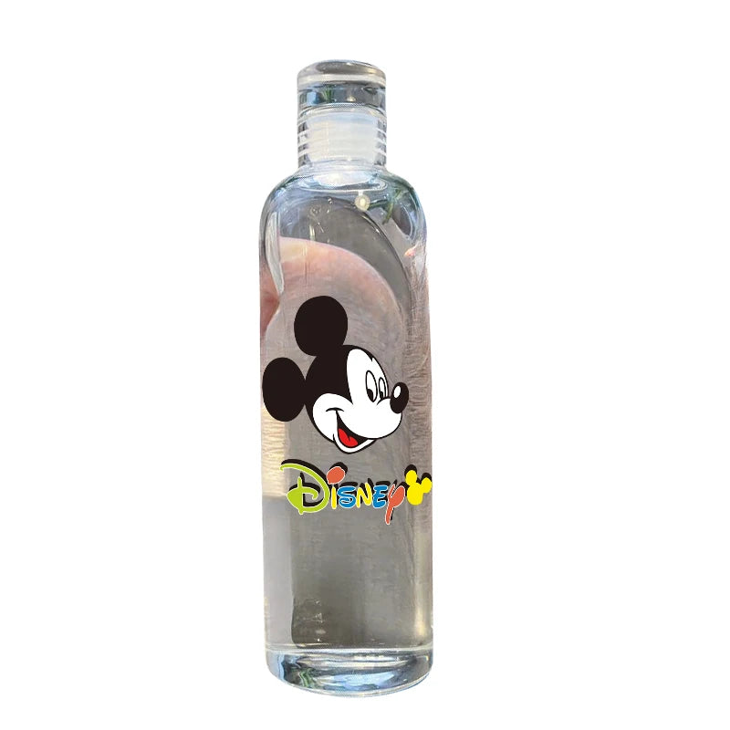 Disney Mickey Mouse Good-looking Women's Ins Cup Transparent Plastic Portable Large Capacity Time Scale Portable Drinking Water