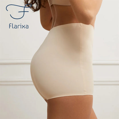 Flarixa Seamless Women Boxer Briefs Boyshorts For Women Anti Chafing Shorts Women High Waisted Boy Shorts Panties Underwear