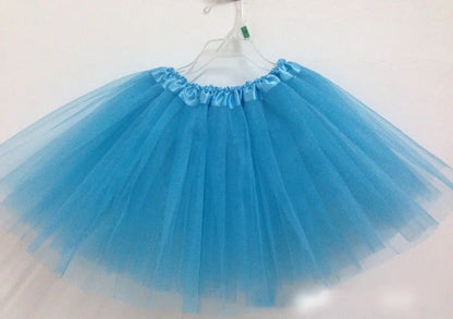 Women Summer Vintage Tulle Skirt Adult Fancy Ballet Dancewear Party Costume Ball Gown Mini Skirt