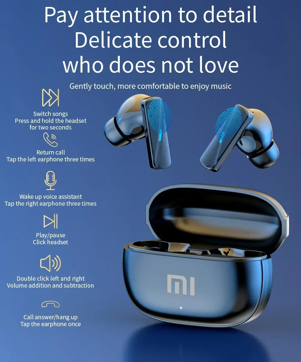 Xiaomi Mijia Mate 50 Wireless TWS Bluetooth Headset Touch Control Earbuds Noise Cancelling Hi-Fi Stereo Sports Gaming Earphones