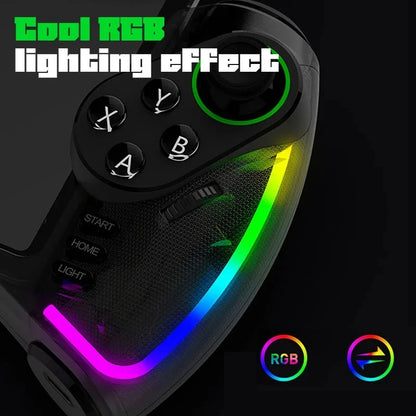 Ipega PG-9777S Bluetooth-Gamepad für Nintendo Switch Android iOS iPad PC mit dehnbarem RGB-Licht-Controller mit linearer Vibration