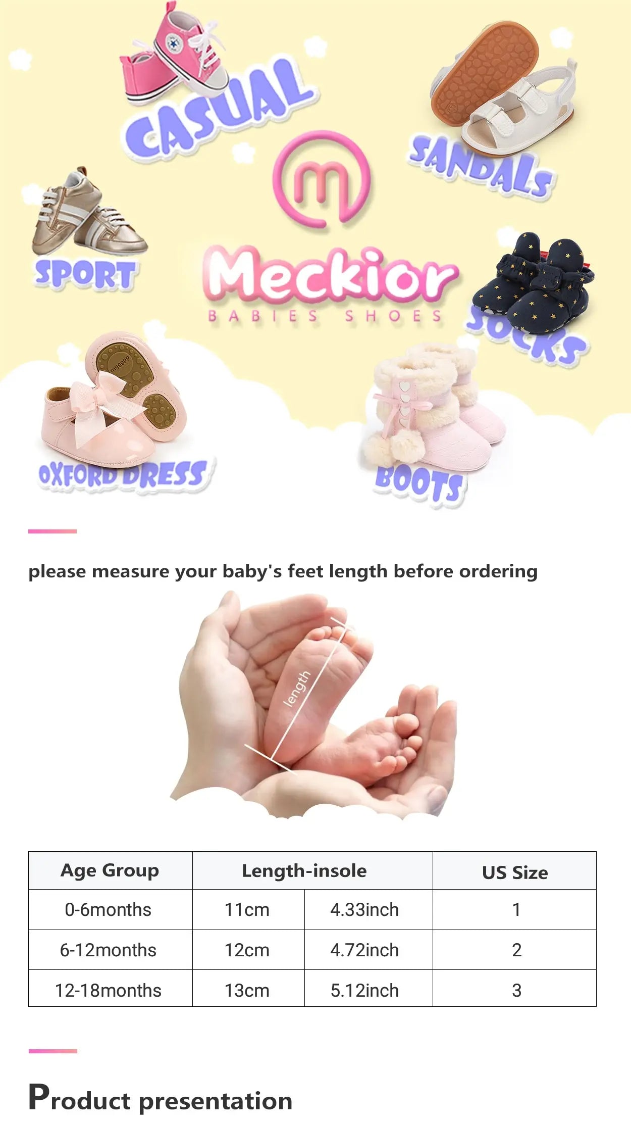 Meckior Newborn Baby Boy Girl Soft Fleece Booties Infant Slippers Socks Shoes Toddler First Walkers Winter Ankle Crib Shoes