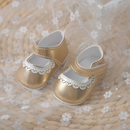 7.5-8cm Doll Shoes for 21inch Reborn Doll 55cm Dolls Accessories Sneakers Reborn Baby Miniature Shoes DIY Girl Toy Gifts