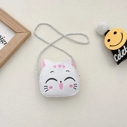 New Cartoon Children Messenger Bag Cute Cat Children Fashion Coin Purses and Handbags Cute Boy Girl Mini Shoulder Bag