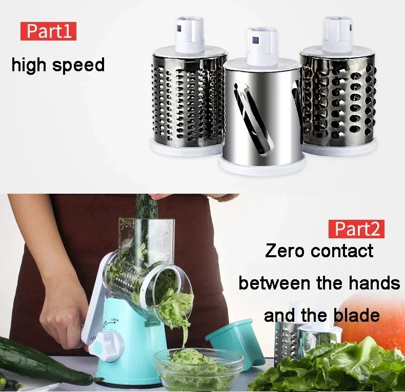 Food Processor Blender Vegetable Cutter Round Mandoline Slicer Potato Carrot Grater Slicer Chopper Blades Kitchen Tool