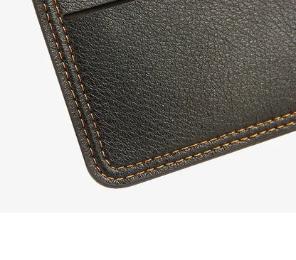 New Men's Wallet Multi-card Space Trendy Fashion Casual Large Capacity PU Leather Cartoon Short Money Clip Coin Purse Card Bag