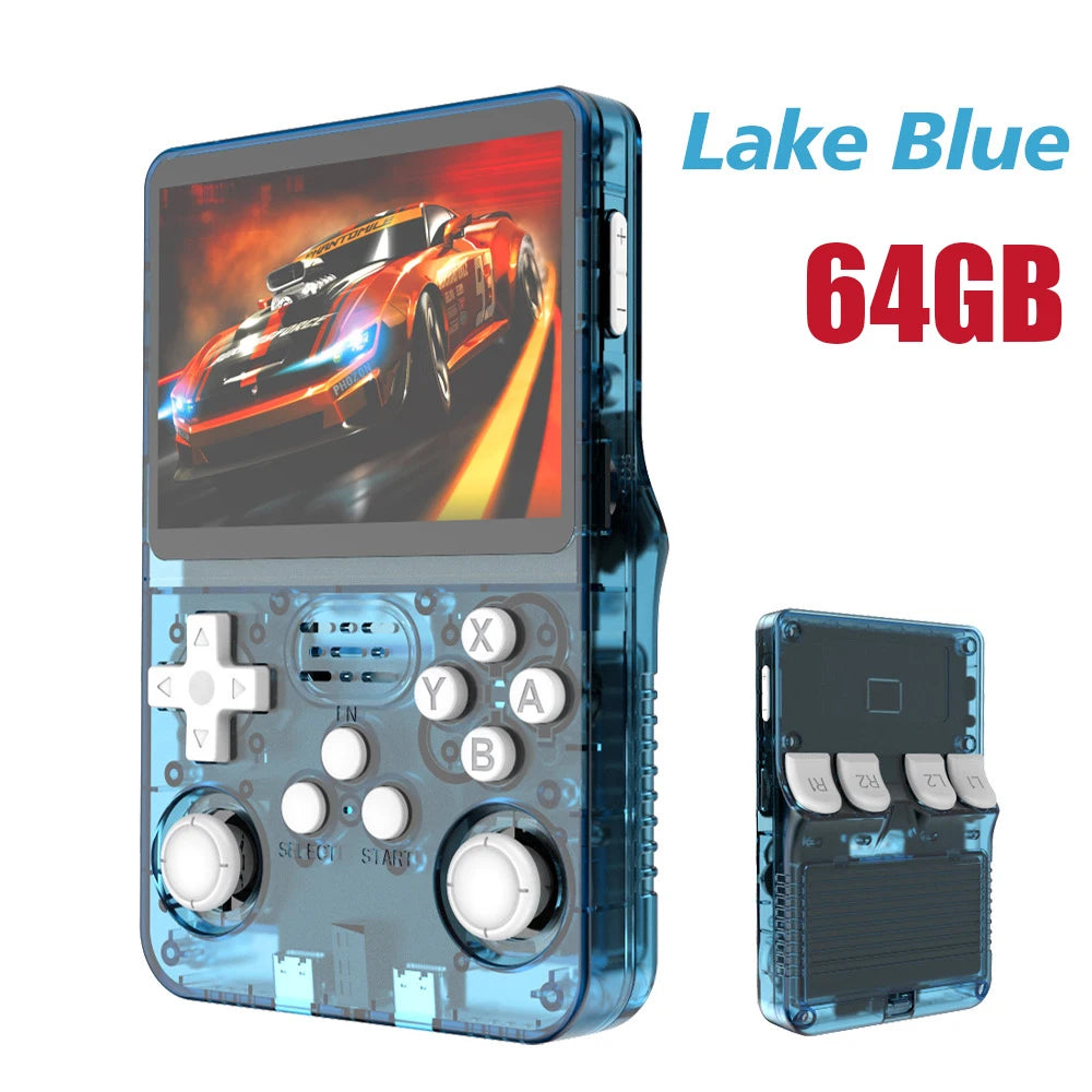 Open Source R36S Retro Handheld Video Game Console Linux System 3.5 Inch IPS Screen Portable Pocket Video Player 64GB 128G Games