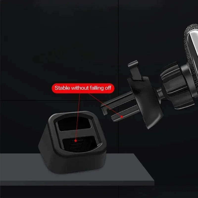 Universal Mobile Phone Bracket Base In Car Dashboard Phone Holder Car Air Outlet Clip Cellphone GPS Stand Cradle Car Accessories