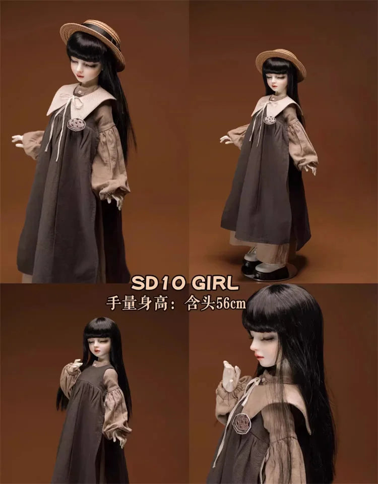 BJD Doll Clothes For 1/6 1/4 1/3 SD MSD MDD YOSD Dress Outfit CD2 Dolls Clothing Accessories(Excluding Doll)