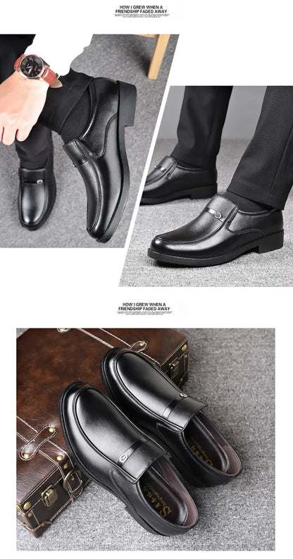 Mens Dress Shoes Men's Formal Original Leather Italian Skin Shoes for Men Elegant Casual Business Luxury Social Male Shoe