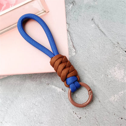 Creative Hand Woven Keychain For Mobile Phone Lanyard Anti Lost Knot Rope Strap Key Ring Men Women Car Key Holder Key Accessory