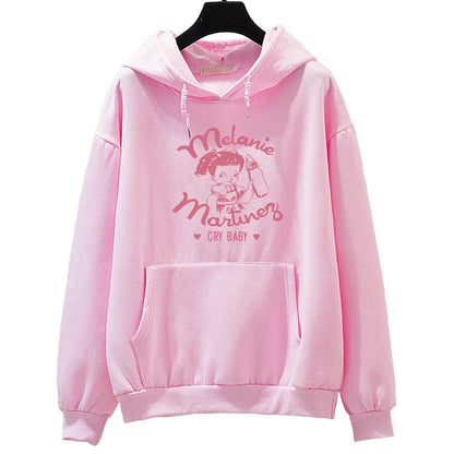 Melanie Martinez Portals Tour Sweatshirts Frauen Herbst Lose Kleidung Cartoon Grafik Hoodie Kawaii Hoody Übergroße Casual Tops