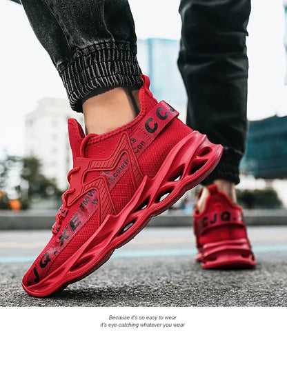 YRZL Mens Shoes Breathable Classic Running Sneakers for Women Outdoor Comfortable Mesh Shoes Couple Walking Tenis Shoes for Men