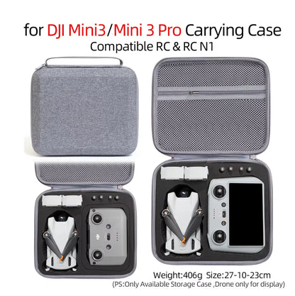 Storage Bag For DJI Mini 3 Pro/Mini 3 Drone Remote Controller Portable Box Carrying Case for DJI Mini 3 Pro/3 Drone Accessories