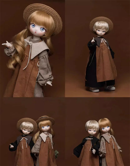 BJD Doll Clothes For 1/6 1/4 1/3 SD MSD MDD YOSD Dress Outfit CD2 Dolls Clothing Accessories(Excluding Doll)