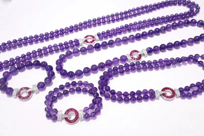 Best Selling Product Silver 925 Original Natural Pearl Agate Beaded Necklace for Women