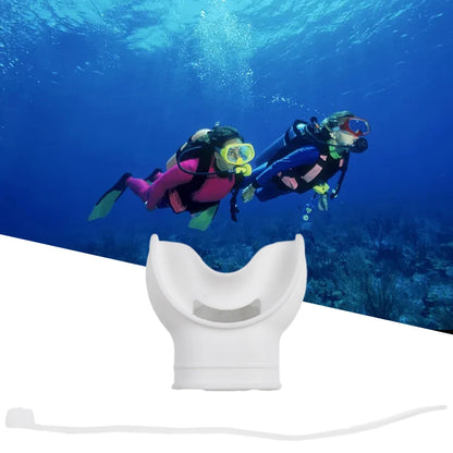 Scuba Diving Snorkel Regulator Mouthpiece Cover Octopus Holder Retainer Second-level Head Color Tongue Drag Mouthpiece Scuba