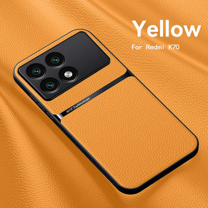 Back Leather Case Cover for Xiaomi Poco X6 Pro Car Holder Magnetic Leather Case Xiaomi Poco X6 Pro Mobile Phone Sets Poco X6 Pro