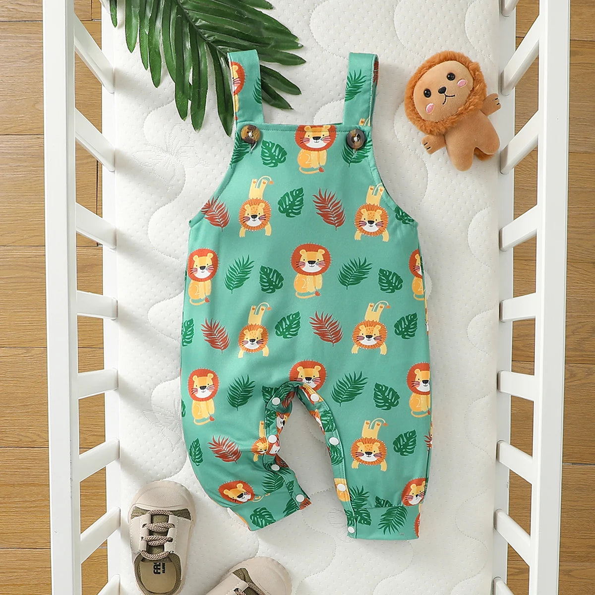 Baby's Boys Summer European and American style Sleeveless PATCHWORK Bodysuit Casual Jumpsuit