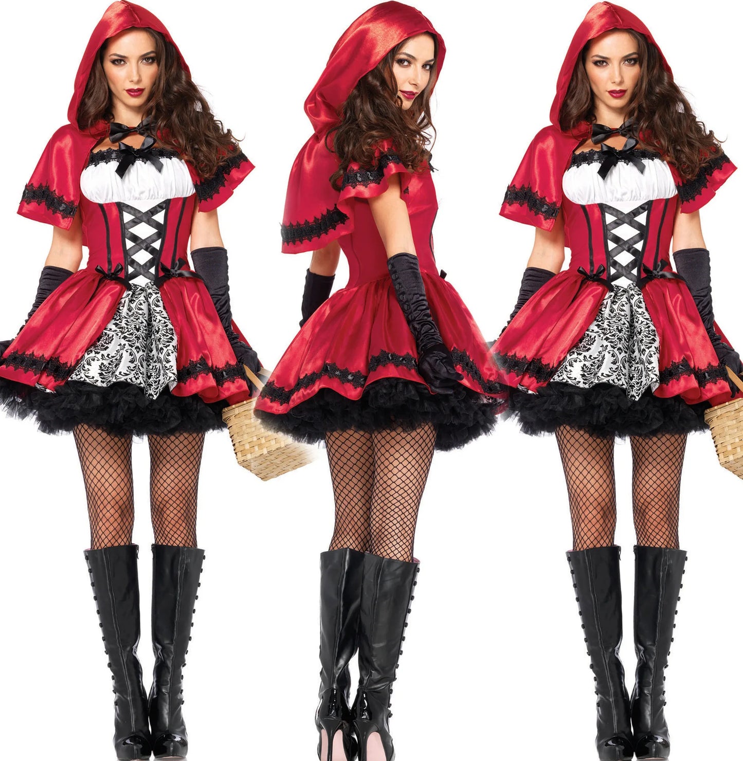 Halloween Costume Little Red Riding Hood Sexy Queen Princess Uniform Wansheng Costume Role Playing Game Uniform