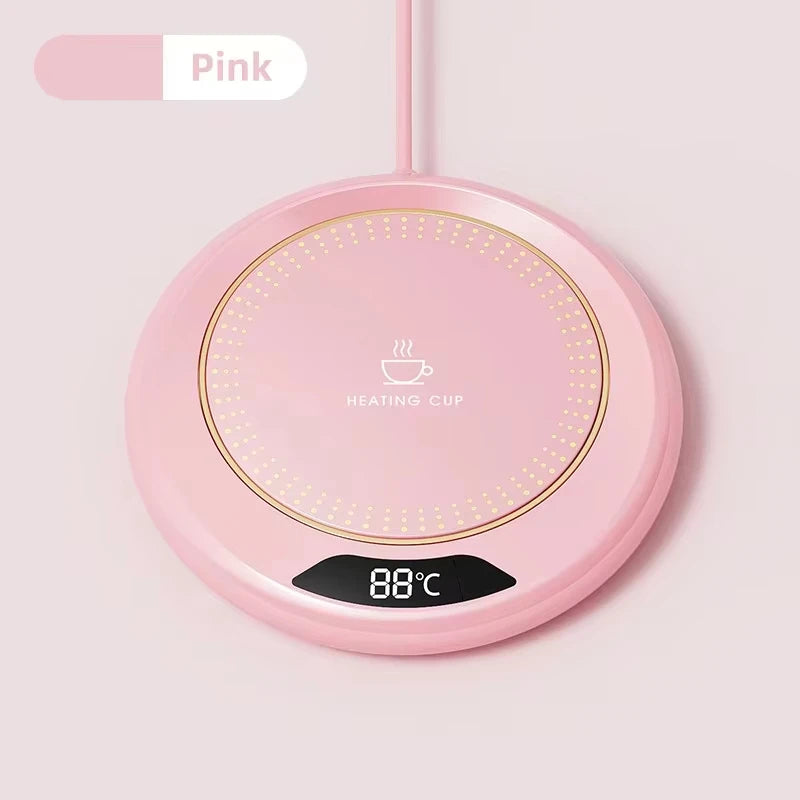 Xiaomi Thermostatic Heating Coaster 3 Speed Adjustment USB Heating Cup Coasters 55 Degrees Constantly Temperature Heat Household