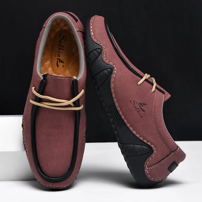 New Casual Shoes For Men Sneakers Handmade Soft Men Loafers Plus Size 39-48 Men Moccasins Lightweight Boat Footwear