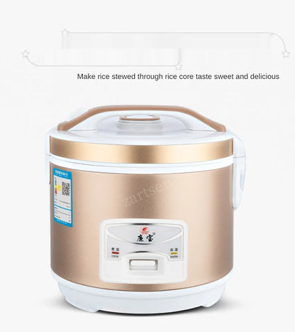 2L Mini Rice Cooker 2 Layers Steamer Multifunction Cooking Pot Electric Insulation Heating Cooker Food Container Lunch Box