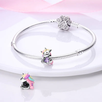 925 Silver Animal Series Hedgehog Owl Chameleon Charm Beads Fit Pandora Bracelets DIY Anniversary Party Birthday Gifts Jewelry