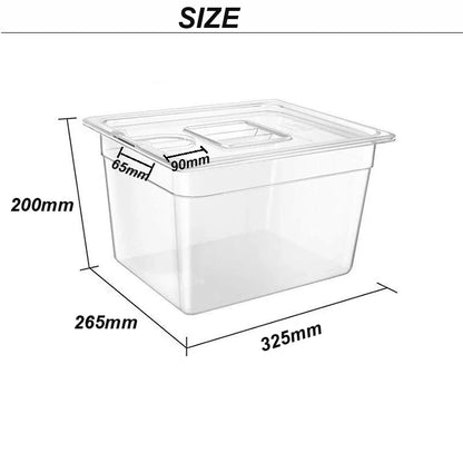 Sous Vide Cooker Container  11L For Immersion Circulators Sous-Vide Machine Food Grade PC Material