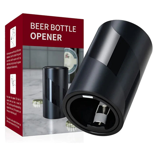 Household Beer and Red Wine Bottle Opener , Multi functional Creative Automatic Pressing Bottle Cap Opener