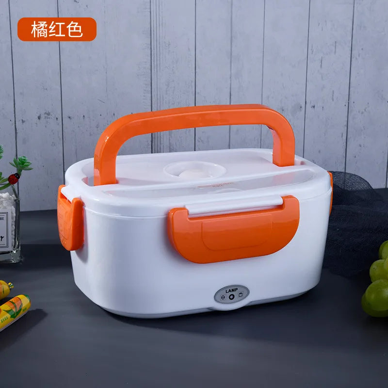 Portable Rechargeable Electric Lunch Box Heated Insulated Lunch Box Car Travel Friendly Meal Home Use Gift