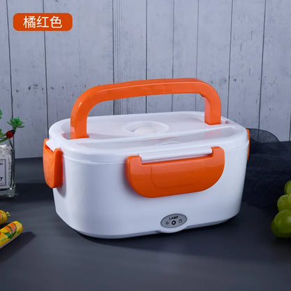 Portable Rechargeable Electric Lunch Box Heated Insulated Lunch Box Car Travel Friendly Meal Home Use Gift