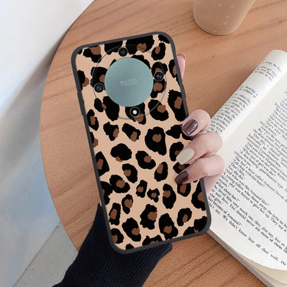 For Honor X9A Magic5 Lite 5G Case Fashion Leopard Print Back Cover Soft TPU Shockproof Funda For Honor Honor Magic 5 Lite Shell